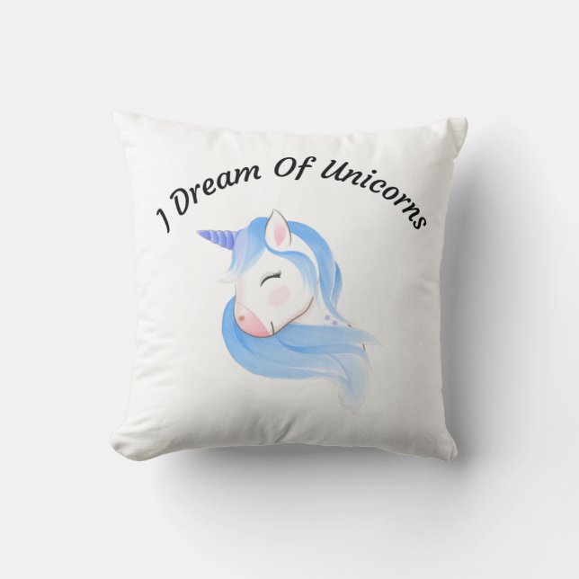 Ik droomde van het Sierkussen Unicorns (Voorkant)
