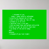 ik droomde van jou poster (Voorkant)