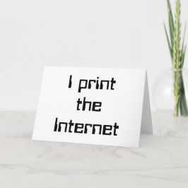 Ik druk het internet af kaart