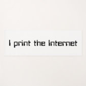 Ik druk het internet af yogamat (Voorkant (horizontaal))