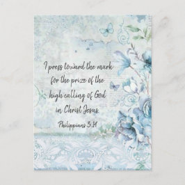 Ik druk op de Mark Philippians Bijbelse Verse Briefkaart