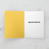 Ik Ducking Hou Van Jou Valentijnsdag Kaart (Binnen)