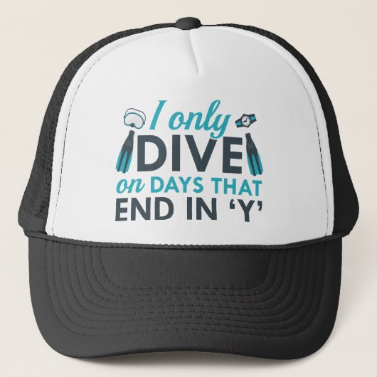 Ik Duik Alleen Trucker Pet (Voorkant)