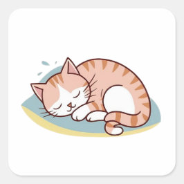 Ik duik liever met je vierkante sticker