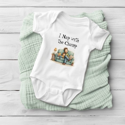 Ik duik met de Champ Vaderdag Romper