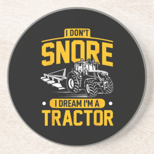 Ik durf niet te dromen dat ik een tractor ben - Fu Zandsteen Onderzetter