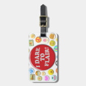 Ik Durf Te Flair Bagagelabel (Voorkant verticaal)