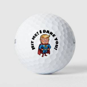 Ik durf Trump te personaliseren Golfballen
