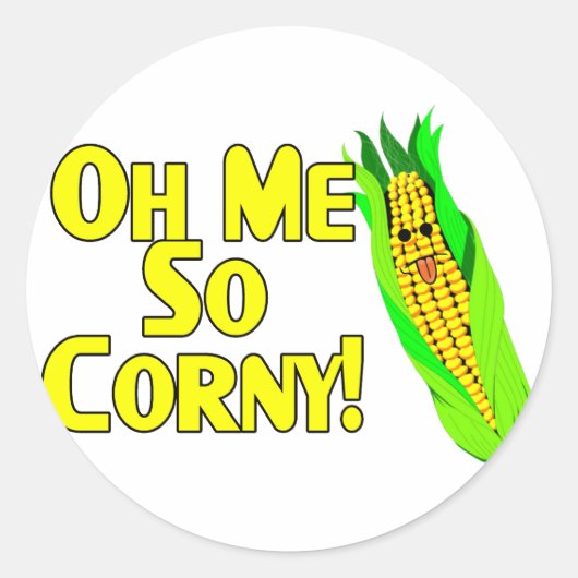 Ik dus Corny Ronde Sticker (Voorkant)