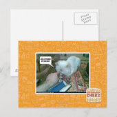 Ik duwde mijn gezicht erin! briefkaart (Voorkant / Achterkant)