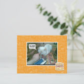 Ik duwde mijn gezicht erin! briefkaart (Staand voorkant)