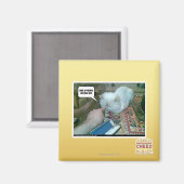 Ik duwde mijn gezicht erin! magneet (Voorkant / Achterkant)