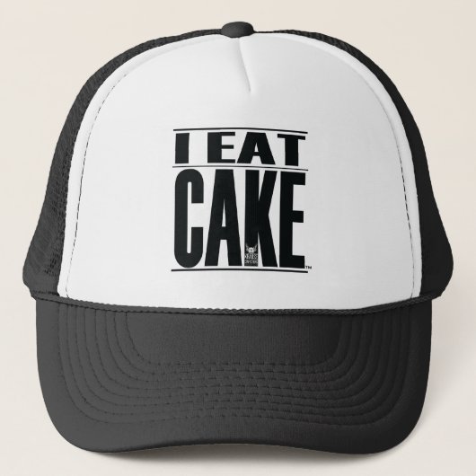 IK EAT CAKE Trucker hat Pet (Voorkant)