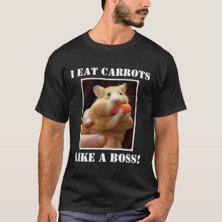IK EAT KARROTEN ALS EEN BOSS! T-SHIRT