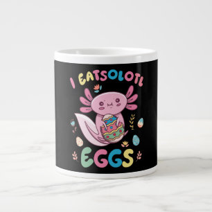 Ik Eatsolotl Eieren Konijn Axolotl Konijntje Pasen Grote Koffiekop