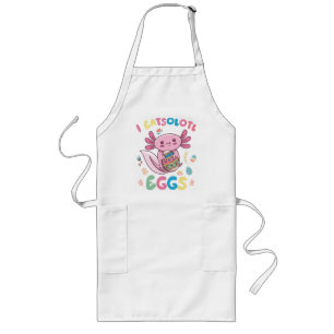 Ik Eatsolotl Eieren Konijn Axolotl Konijntje Pasen Lang Schort