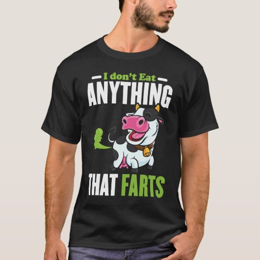Ik eet alles wat leuk is t-shirt (Voorkant)