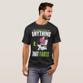 Ik eet alles wat leuk is t-shirt (Voorkant volledig)
