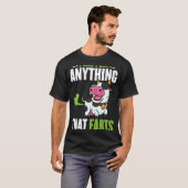 Ik eet alles wat leuk is t-shirt (Voorkant volledig)