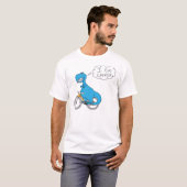 Ik eet blauw kanker t-shirt (Voorkant volledig)