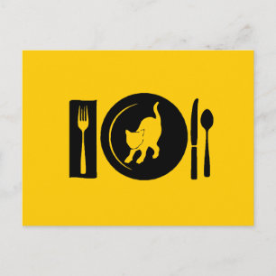 Ik eet ... briefkaart