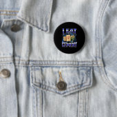 Ik Eet Cement Funny Cat Meme Internet Memen Funny Ronde Button 5,7 Cm (In situ)