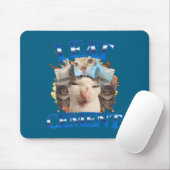 Ik eet cement Grappige Kat Meme Mannen Vrouwen Kin Muismat (Met muis)