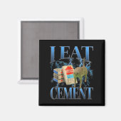 Ik eet cement vervloekte kat grappig vreemd specif magneet (Voorkant / Achterkant)