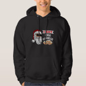 Ik eet de Cookie Funny Dirty Joke Kerstmis Hoodie (Voorkant)