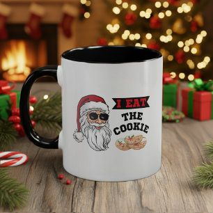 Ik eet de Cookie Funny Dirty Joke Kerstmis Mok