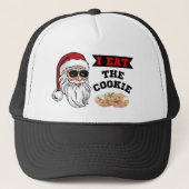 Ik eet de Cookie Funny Dirty Joke Kerstmis Trucker Pet (Voorkant)