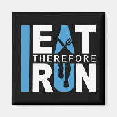 Ik eet dus ik ren magneet (Voorkant)