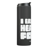 Ik eet elke dag gezond voedsel thermosbeker (Gedraaid links)