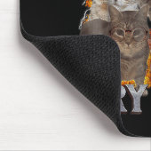 Ik eet gipsplaat Funny Cat Meme Bootleg Grafisch Muismat (Hoek)
