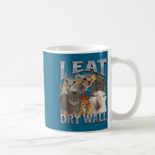 Ik Eet Gipsplaat Grappige Kat Meme Bootleg Grafisc Koffiemok
