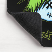 "Ik eet hersenen" Kerel Zombie (op een donkere ach Muismat (Hoek)