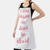 Ik eet hersenen schort (Insitu)