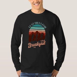 Ik eet heuvels voor ontbijtspoor met 1 t-shirt