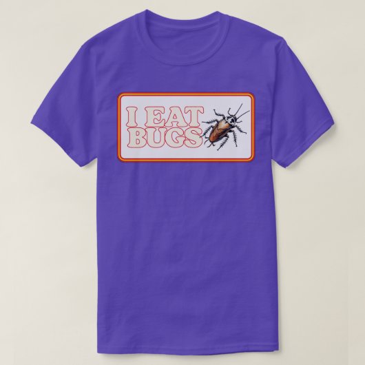 Ik eet insecten t-shirt (Design voorkant)