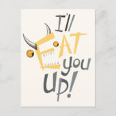 Ik eet je op grafisch briefkaart (Voorkant)