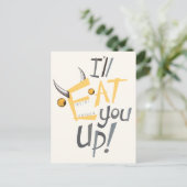 Ik eet je op grafisch briefkaart (Staand voorkant)