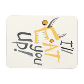 Ik eet je op grafisch magneet (Horizontaal)