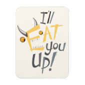 Ik eet je op grafisch magneet (Verticaal)