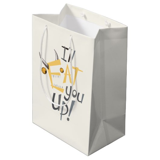 Ik eet je op grafisch medium cadeauzakje (Achterkant Gekanteld)