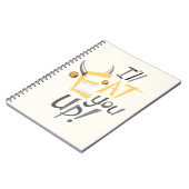 Ik eet je op grafisch notitieboek (Linkerzijde)