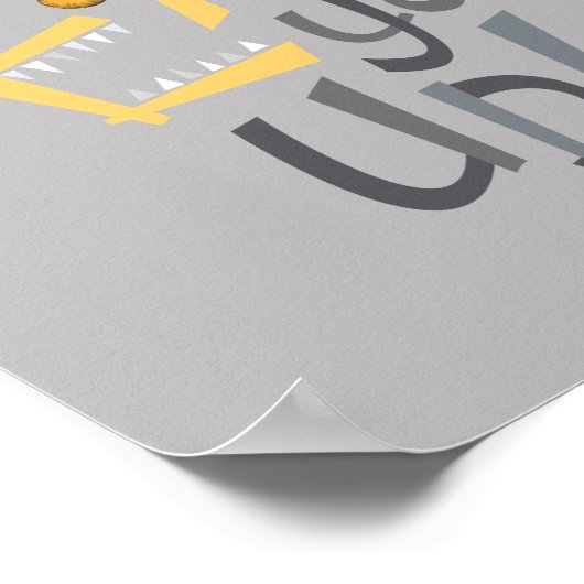 Ik eet je op grafisch poster (Hoek)