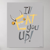 Ik eet je op grafisch poster (Voorkant)