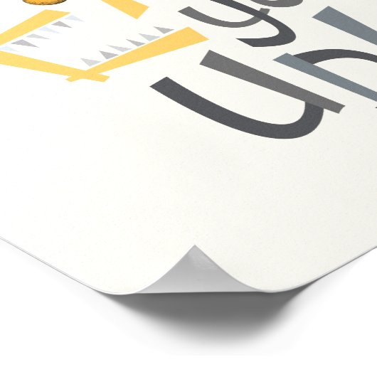 Ik eet je op grafisch poster (Hoek)