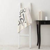 Ik eet je op grafisch sherpa deken (In situ)