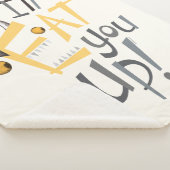 Ik eet je op grafisch sherpa deken (3/4)